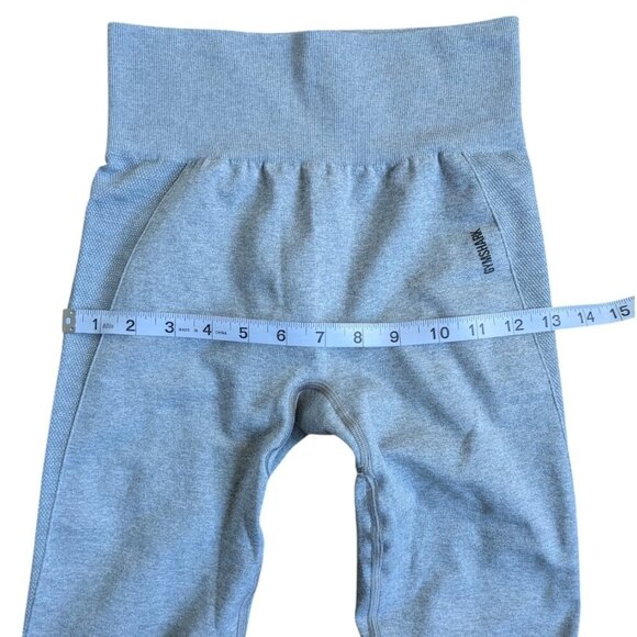 Gymshark Flex High-Waisted Grey Seamless Leggings Women Size Small - Picture 5 of 7